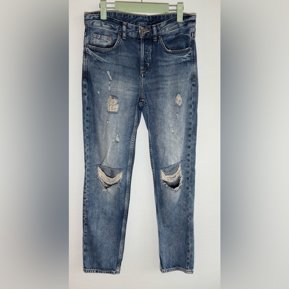 &Denim low waisted boyfriend jeans • Women’s size 24 - Picture 1 of 5